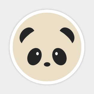 Cute Black Panda Design Magnet